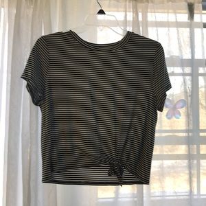 striped short sleeve